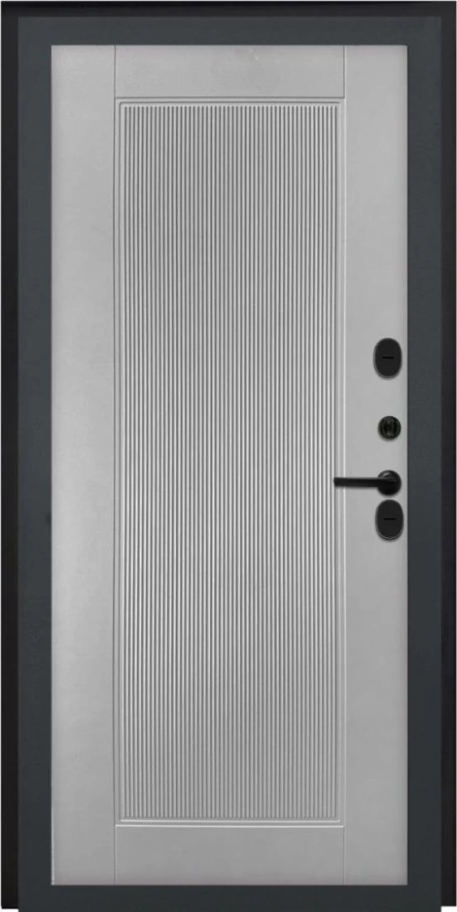 Входная дверь ДвериПРО L-45 ПВХ 10мм Астрод Velutto Grigio DPRO196750 внутренняя сторона