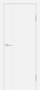 Межкомнатная дверь P-20 AL  молдинг Белый