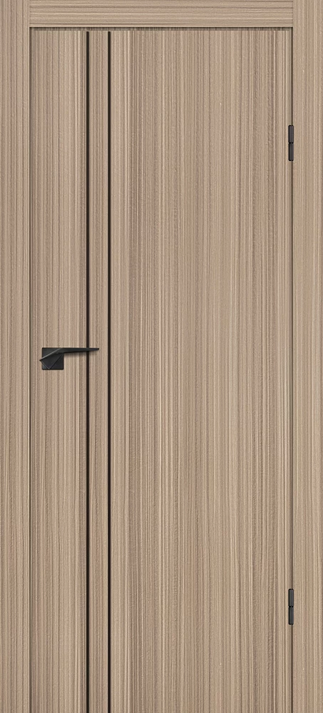 Фото Межкомнатная дверь P-20 AL черный молдинг Эвкалипт тасманский