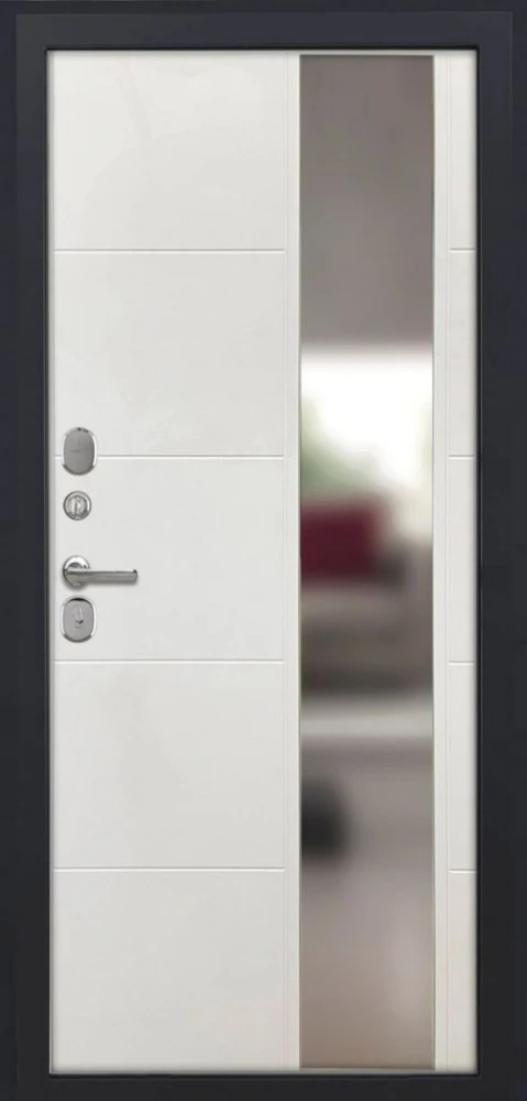 Входная дверь ДвериПРО L-43 ФЛЗ-649 капучино (зеркало) DPRO198132 внутренняя сторона