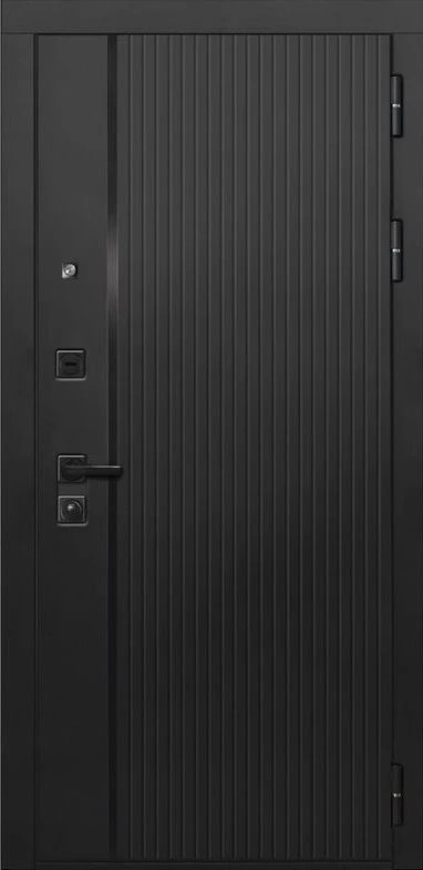 Входная дверь ДвериПРО L-45 ФЛ-677 (10мм, белый матовый) DPRO197990 внешняя сторона