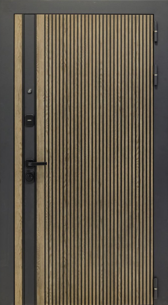 Входная дверь ДвериПРО Rosna ФЛ-677 (10мм, белый матовый) DPRO196534 внешняя сторона