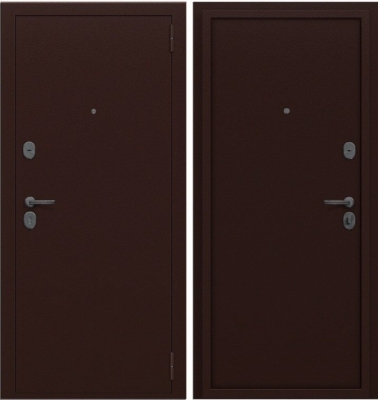 Дверь Браво Север-7 Антик Медный/Антик Медный